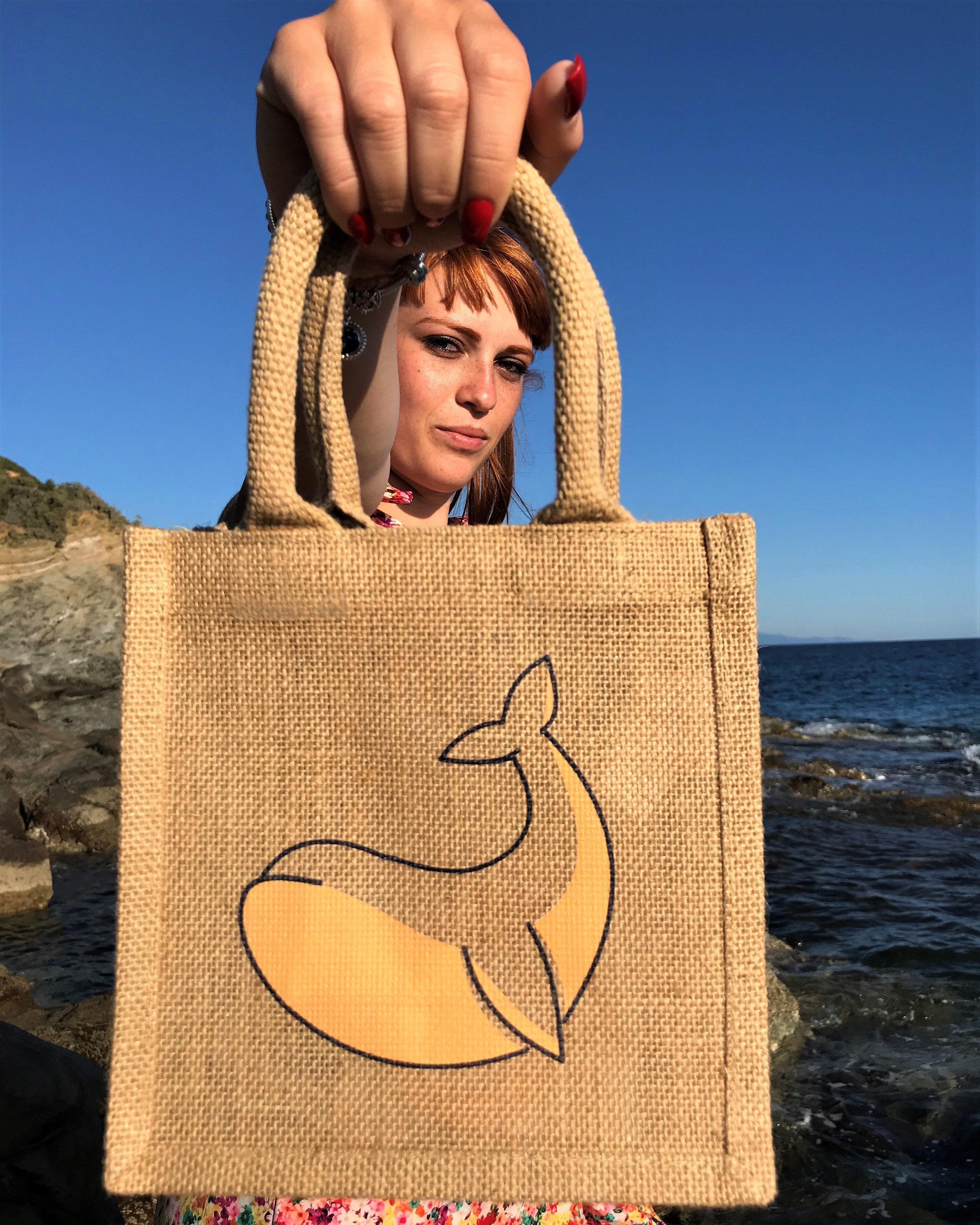 Mini Bolso Verano Yute Ballena – LoopBottles